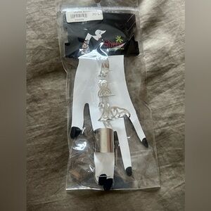 NWT Purchased in EGYPT! Sheba Silver Tone Statement Rings Set - Silver